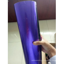 Высокая плотность твердого ПВХ рулон фиолетовый цвет пленки ПВХ